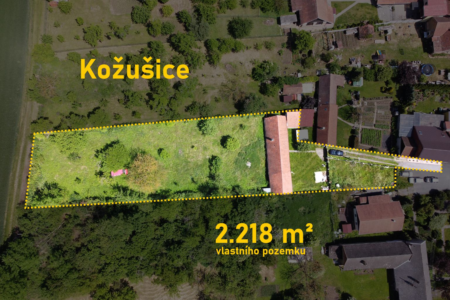 Prodej rodinného domu CP 115 m², PP 75 m², pozemek 2 218 m², Kozušice, okr. Vyškov