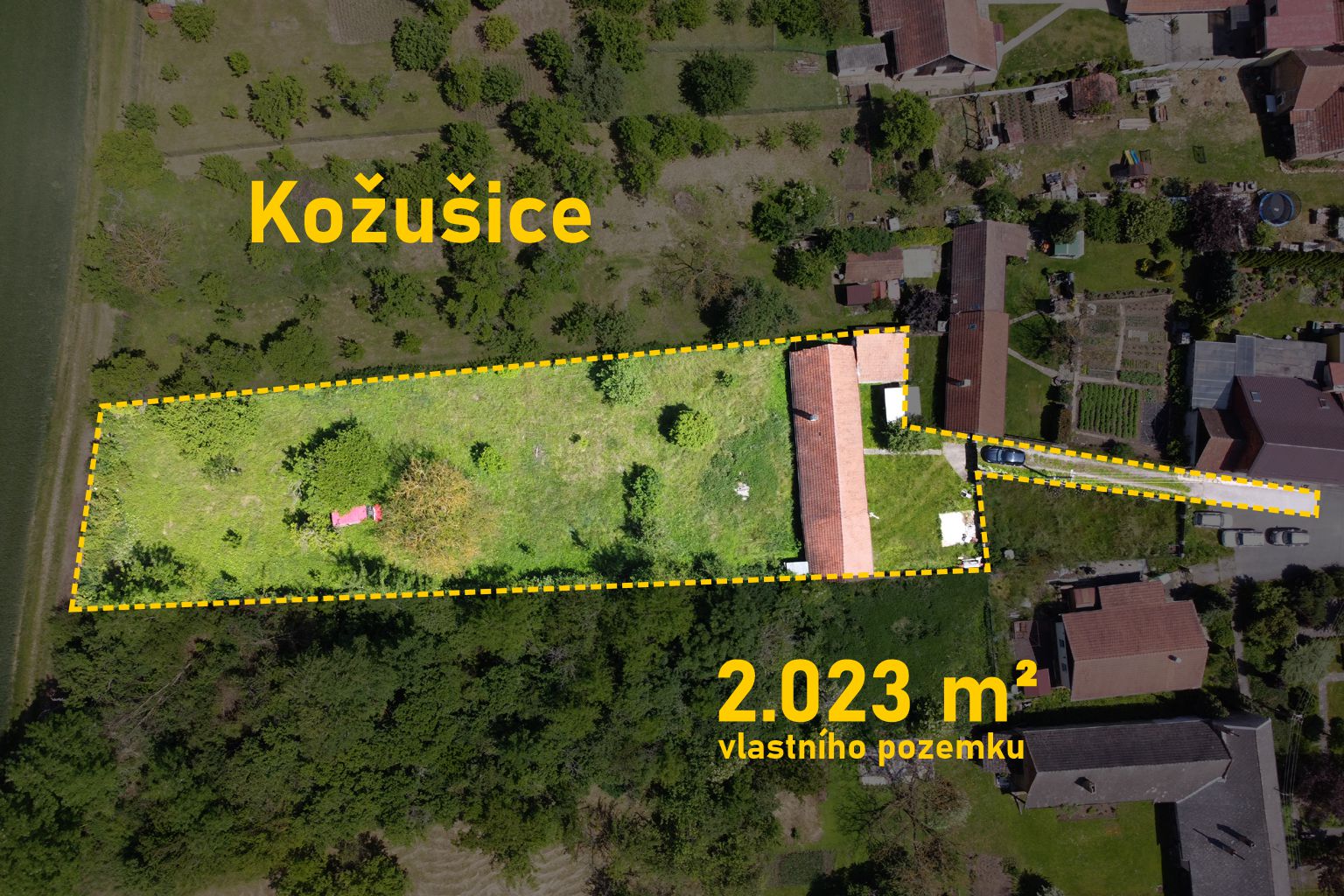 Prodej rodinného domu CP 115 m², PP 65 m², pozemek 2 023 m², Kozušice, okr. Vyškov