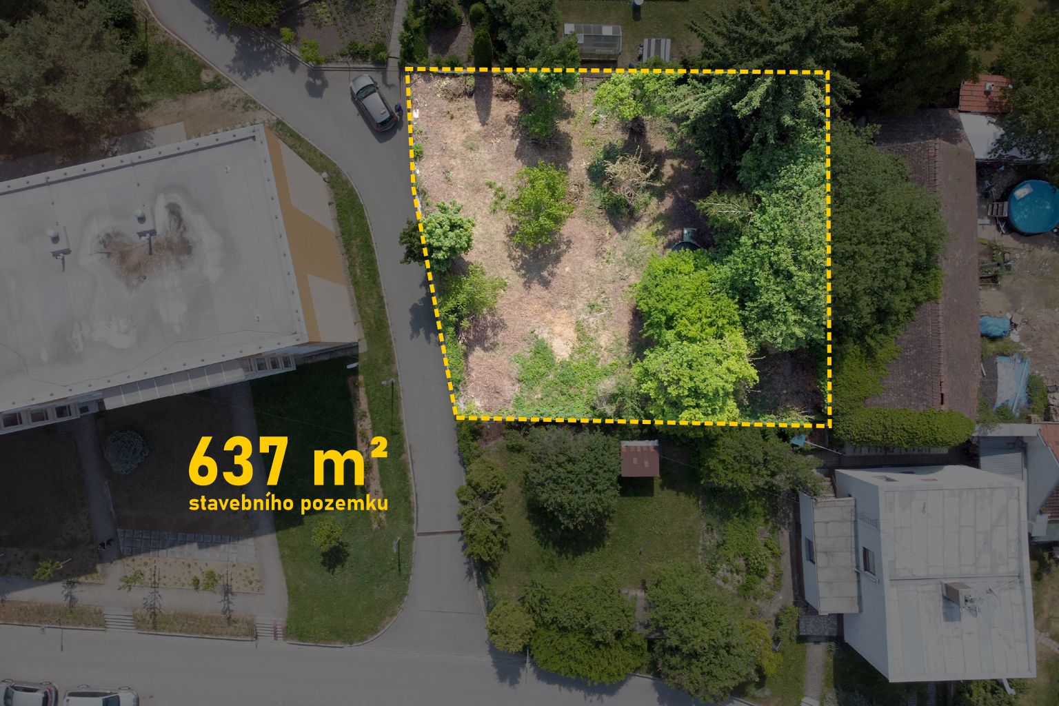 Prodej stavebnÍho pozemku 637 m², obec Ostopovice, Brno - venkov