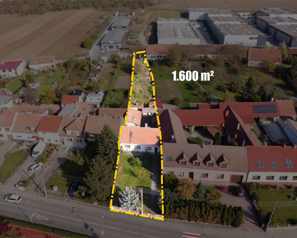 Prodej domu, podlahová plocha 96 m², plocha pozemku 1600 m², ul. Nár. odboje, Troubsko